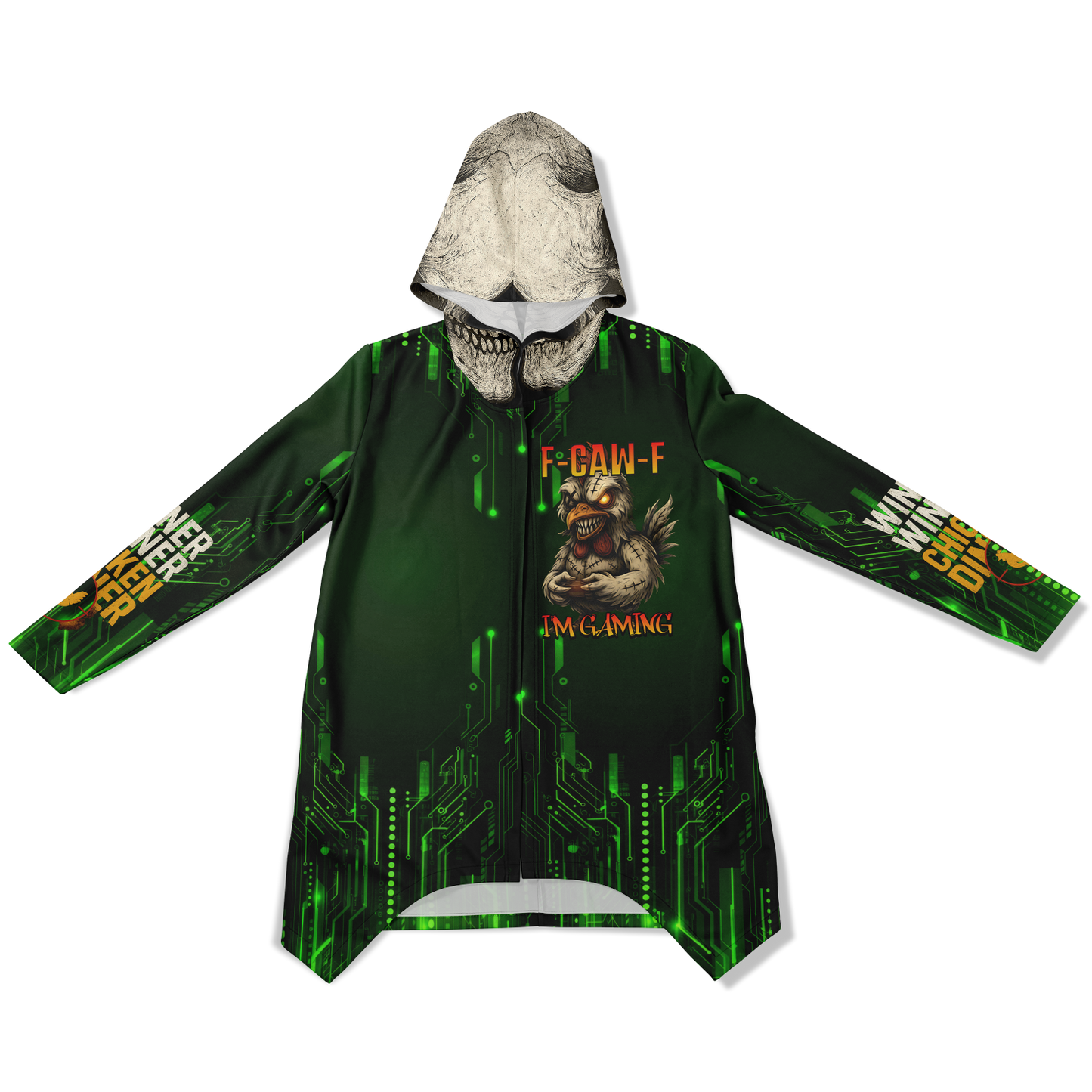 winner winner chicken dinner f-caw-f im gaming Heavyweight Elongated Cloak - AOP