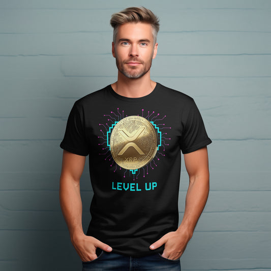 Crypto Level Up T-Shirt | Unisex Softstyle Tee