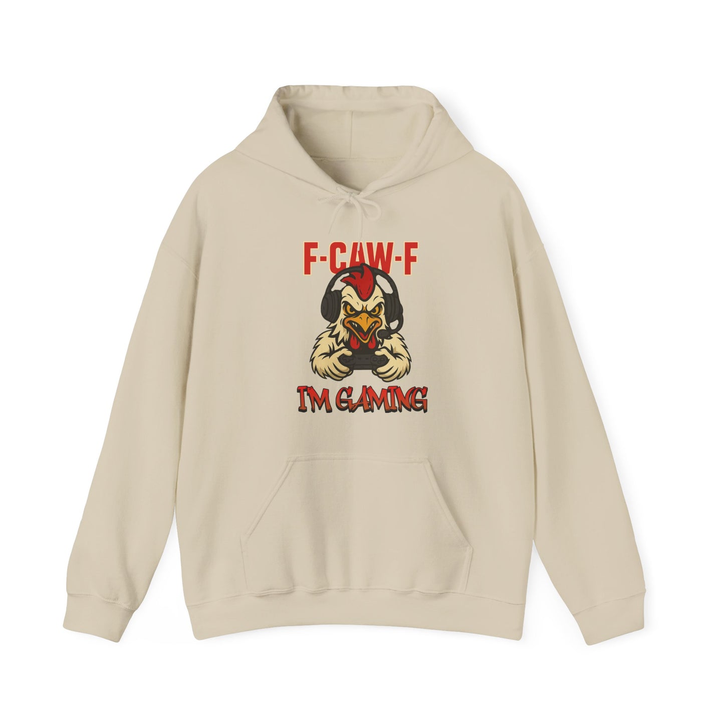 Gaming-Inspired Unisex Hoodie,  F-Caw-F Design