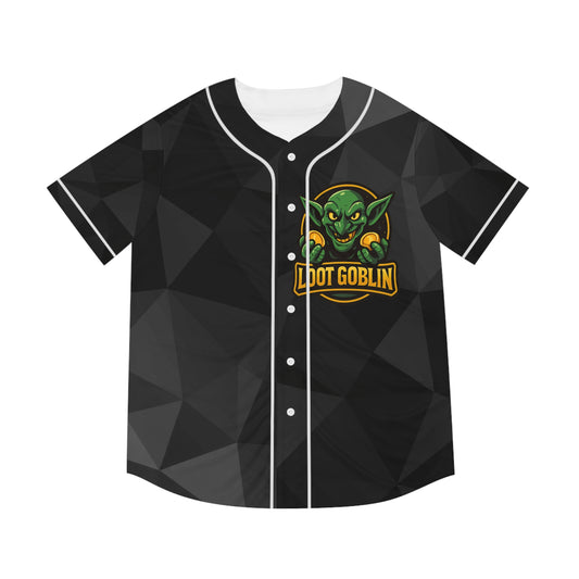 Loot Goblin Gamer Men's Baseball Jersey Retro Gaming Jersey