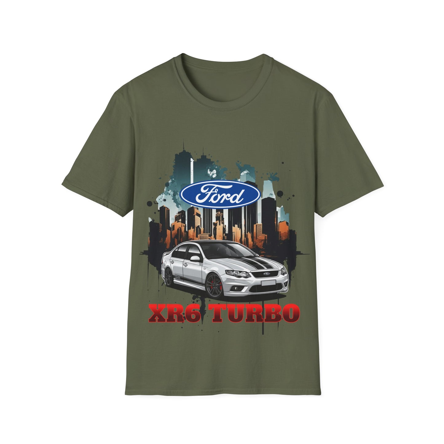 Ford XR6 Turbo Unisex Softstyle T-Shirt, Car Enthusiast garage Tee,